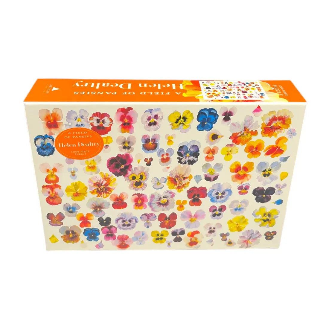 A Field of Pansies 1,000-Piece Jigsaw Puzzle | Watercolor Floral Puzzle by Helen Dealtry