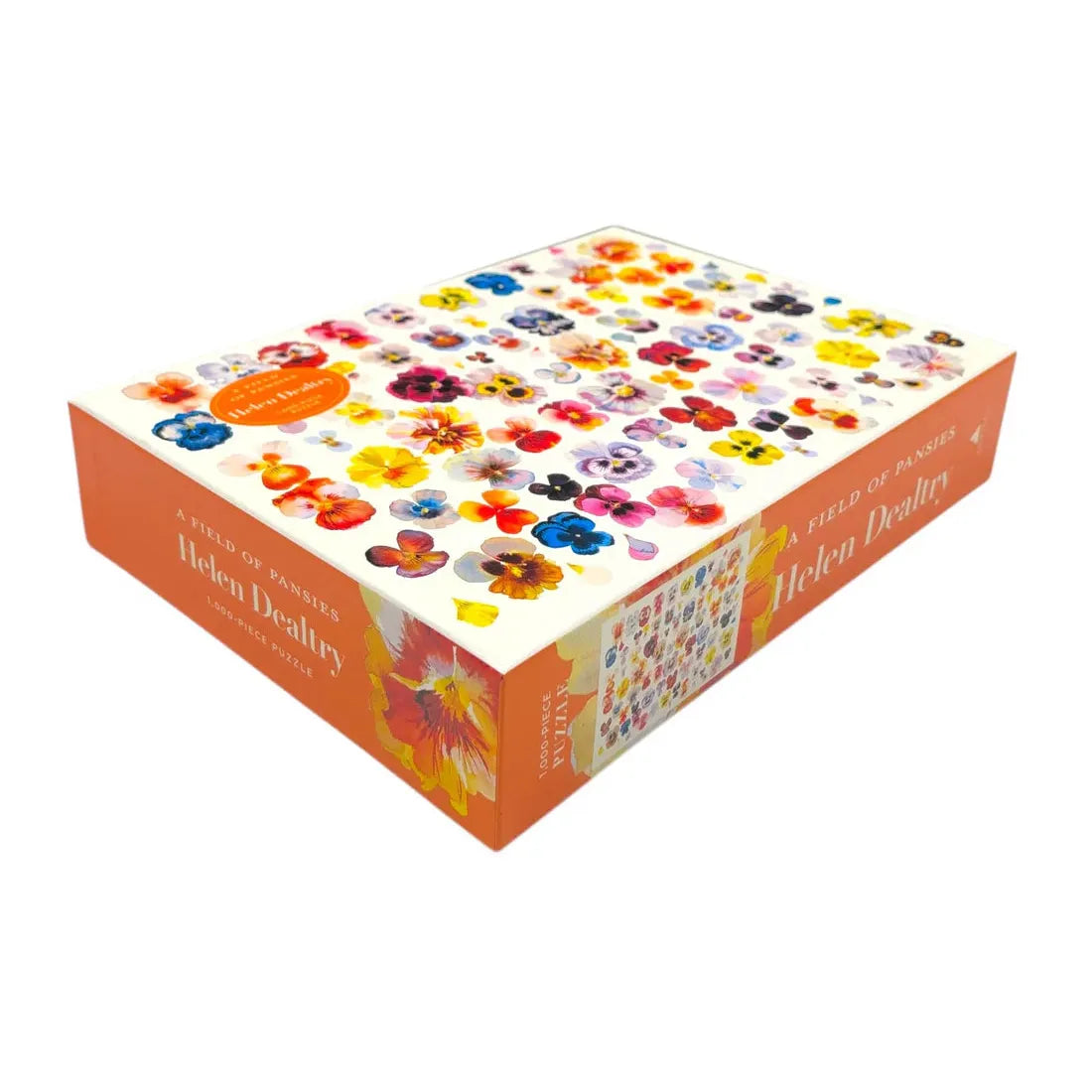A Field of Pansies 1,000-Piece Jigsaw Puzzle | Watercolor Floral Puzzle by Helen Dealtry