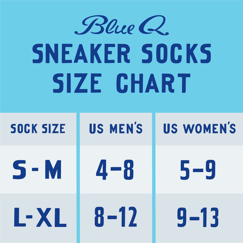 A Mix Of Sun & Clouds Women's or Unisex Sneaker Socks [2 Size Options] | BlueQ at GetBullish