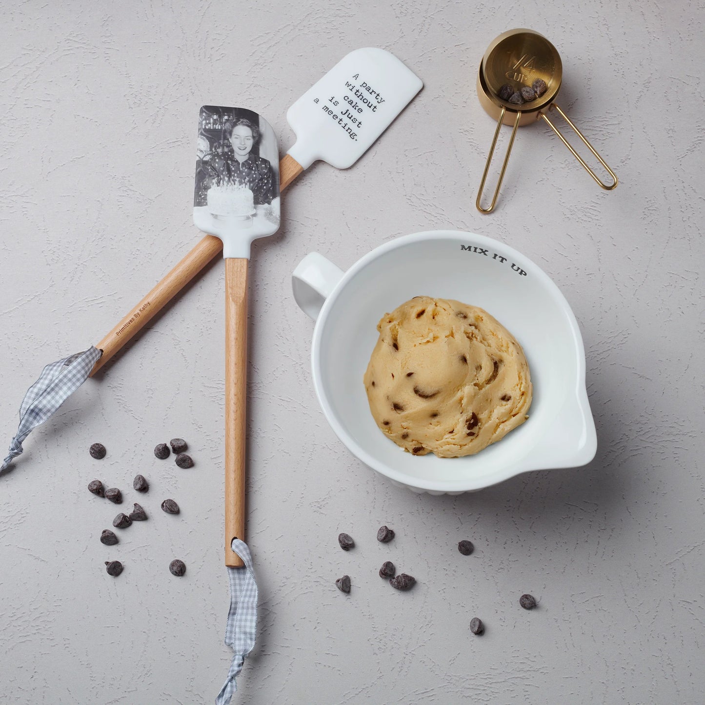 A Party Without Cake Is Just A Meeting Spatula | Funny Vintage Silicone Kitchen Spatula