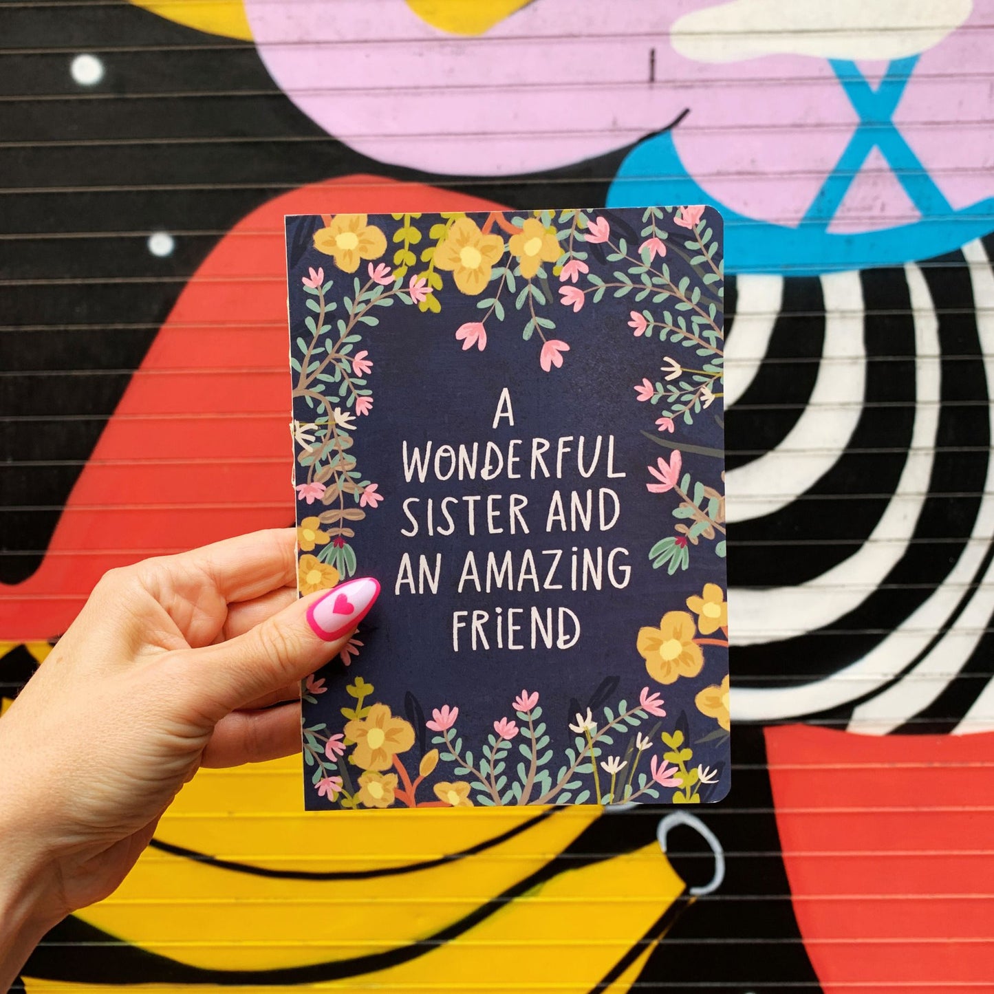 A Wonderful Sister and An Amazing Friend Double-Sided Journal