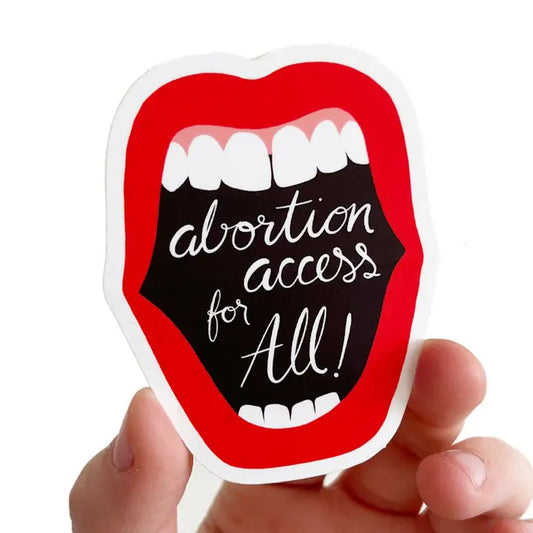 Abortion Access for All Vinyl Sticker | 3.5"-Drawn Goods-The Bullish Store