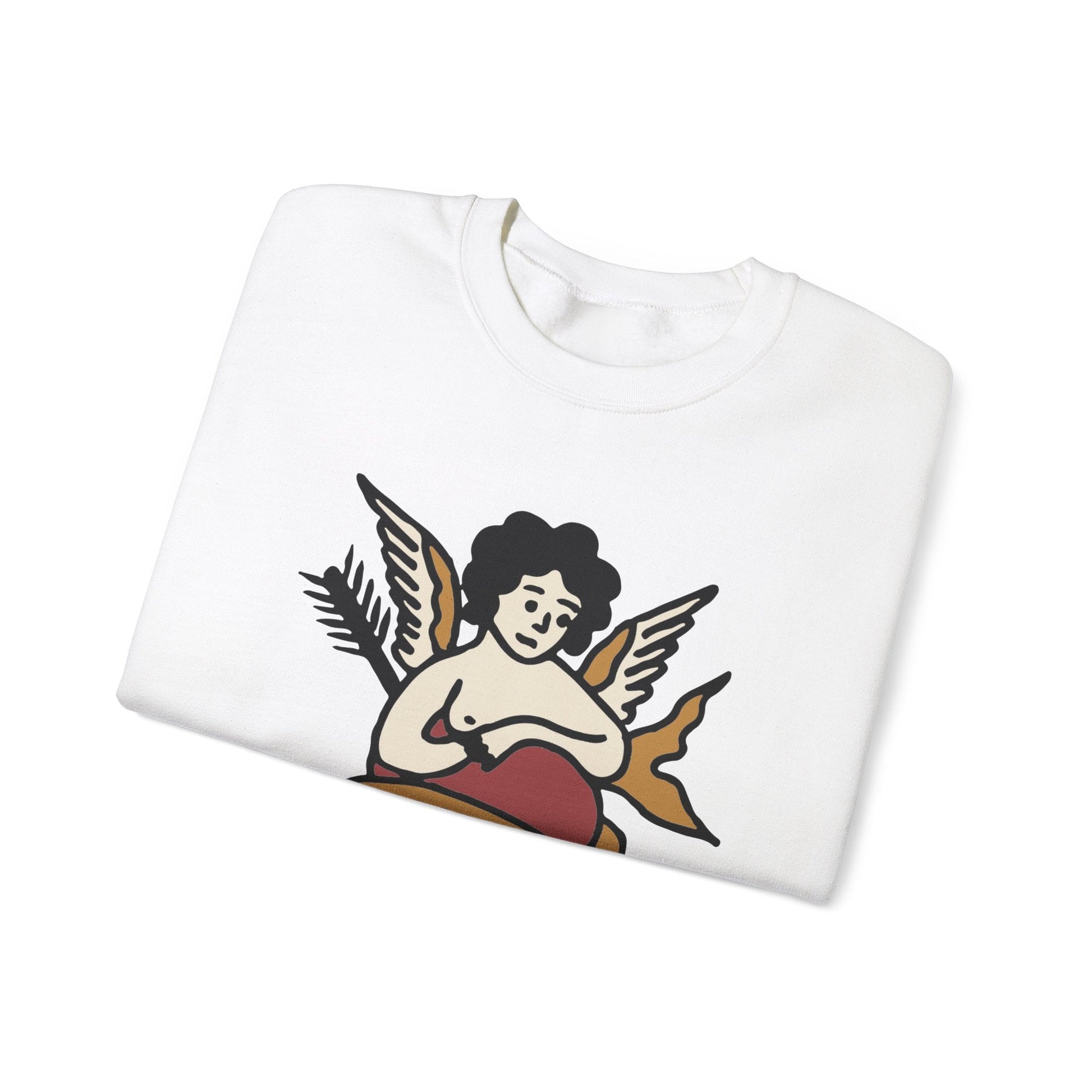 Abortion Vintage Tattoo Style Unisex Heavy Blend™ Crewneck Sweatshirt (Sizes S-5X)