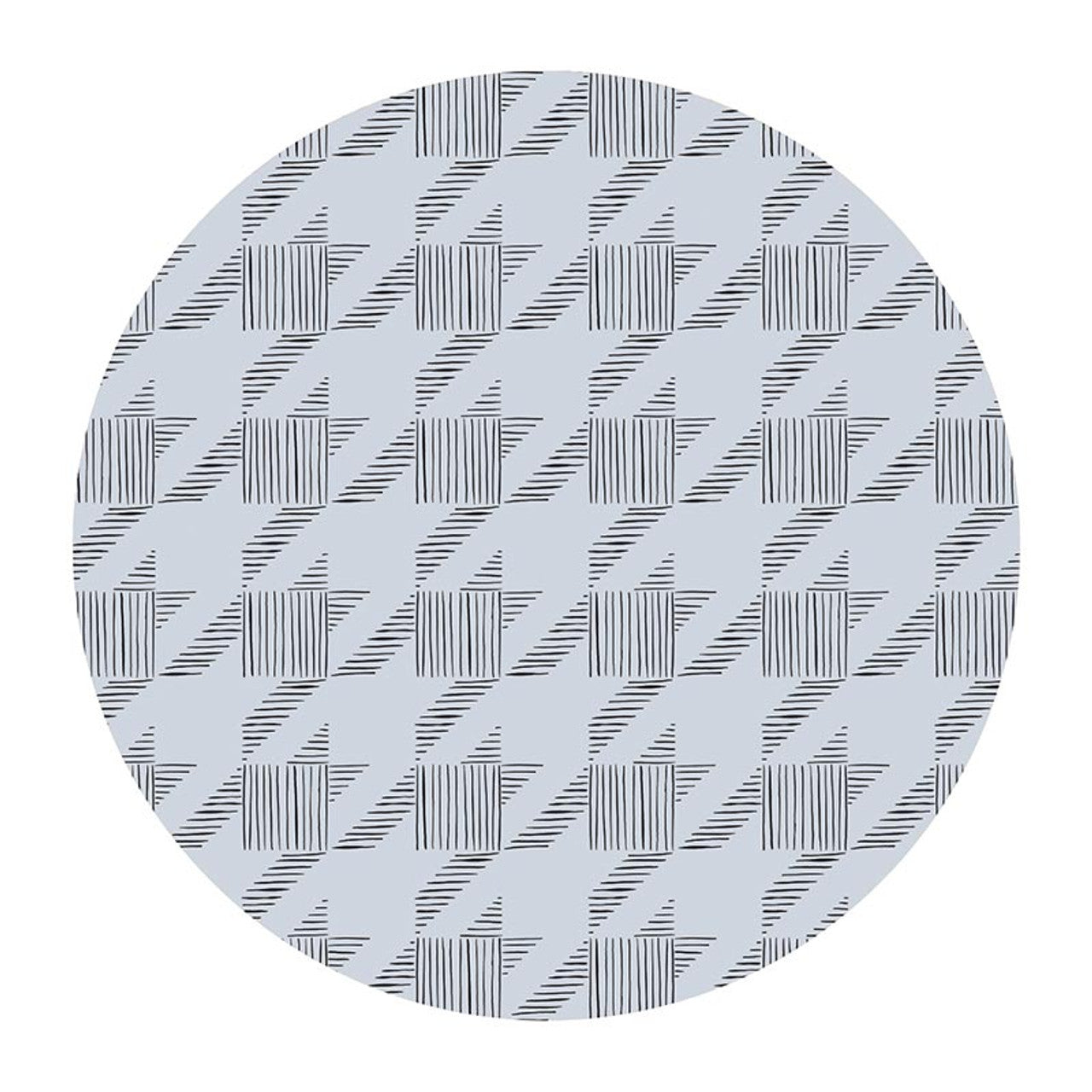 Achieve Ceramic Coaster Set | Set of 4 Floral & Houndstooth Design Beverage Coasters