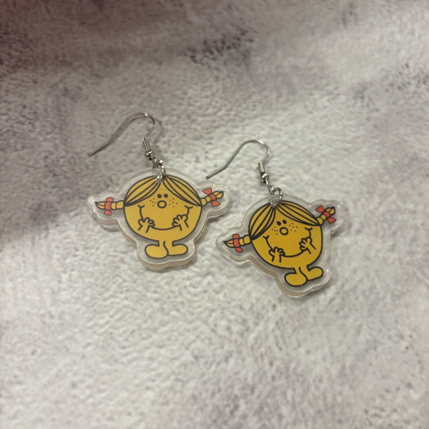 Acrylic Cute Little Missy Earrings | Playful Lightweight Jewelry Gift for Her