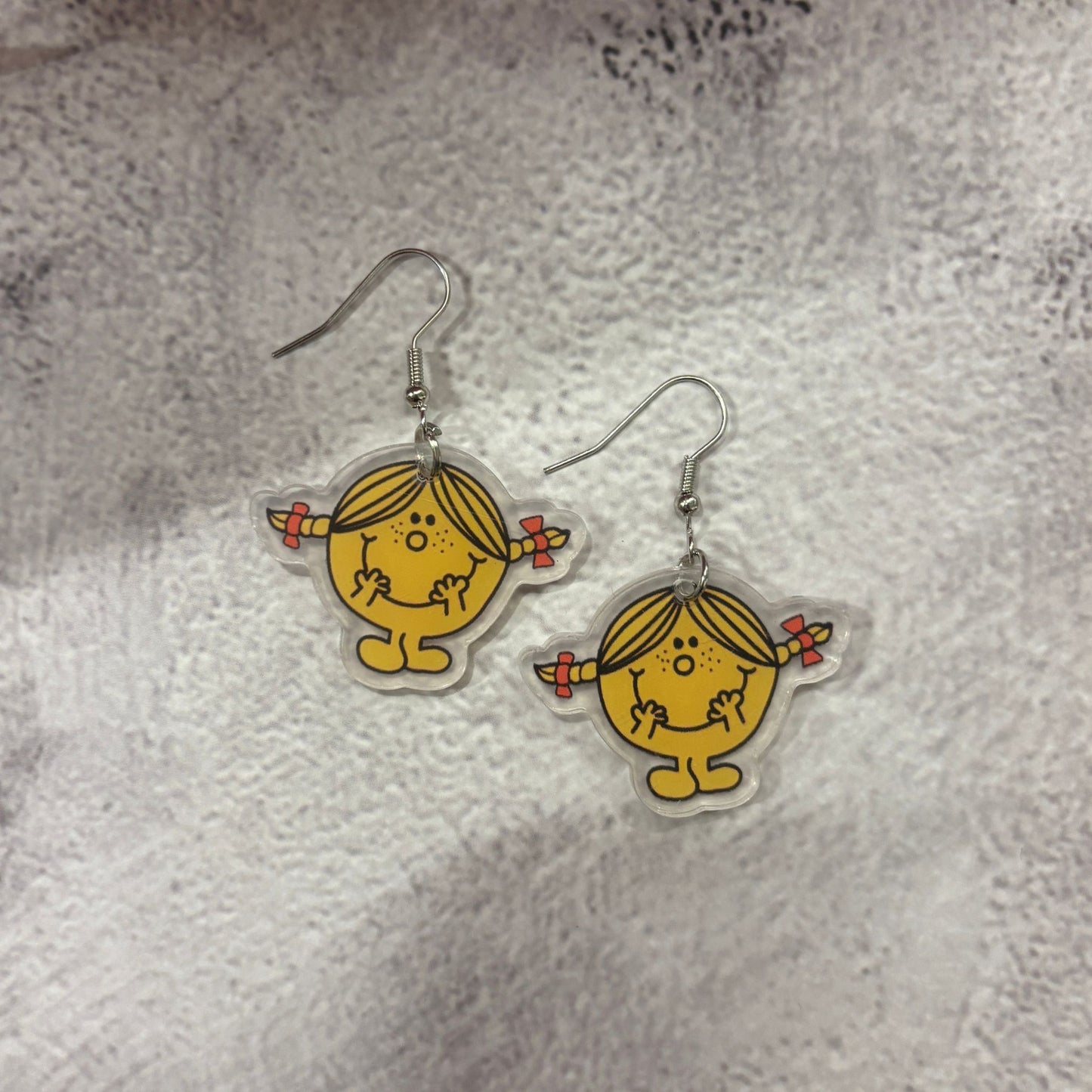 Acrylic Cute Little Missy Earrings | Playful Lightweight Jewelry Gift for Her