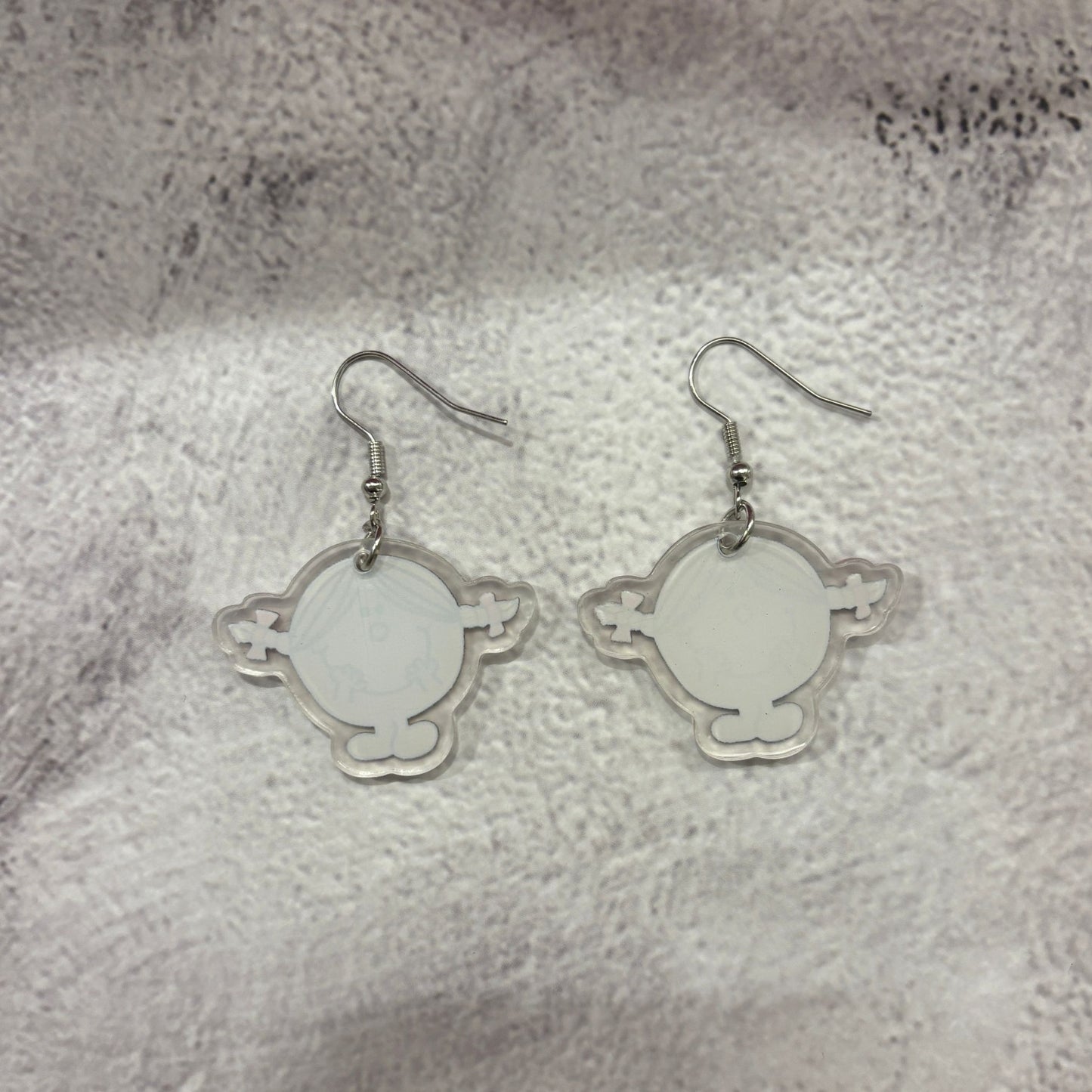 Acrylic Cute Little Missy Earrings | Playful Lightweight Jewelry Gift for Her