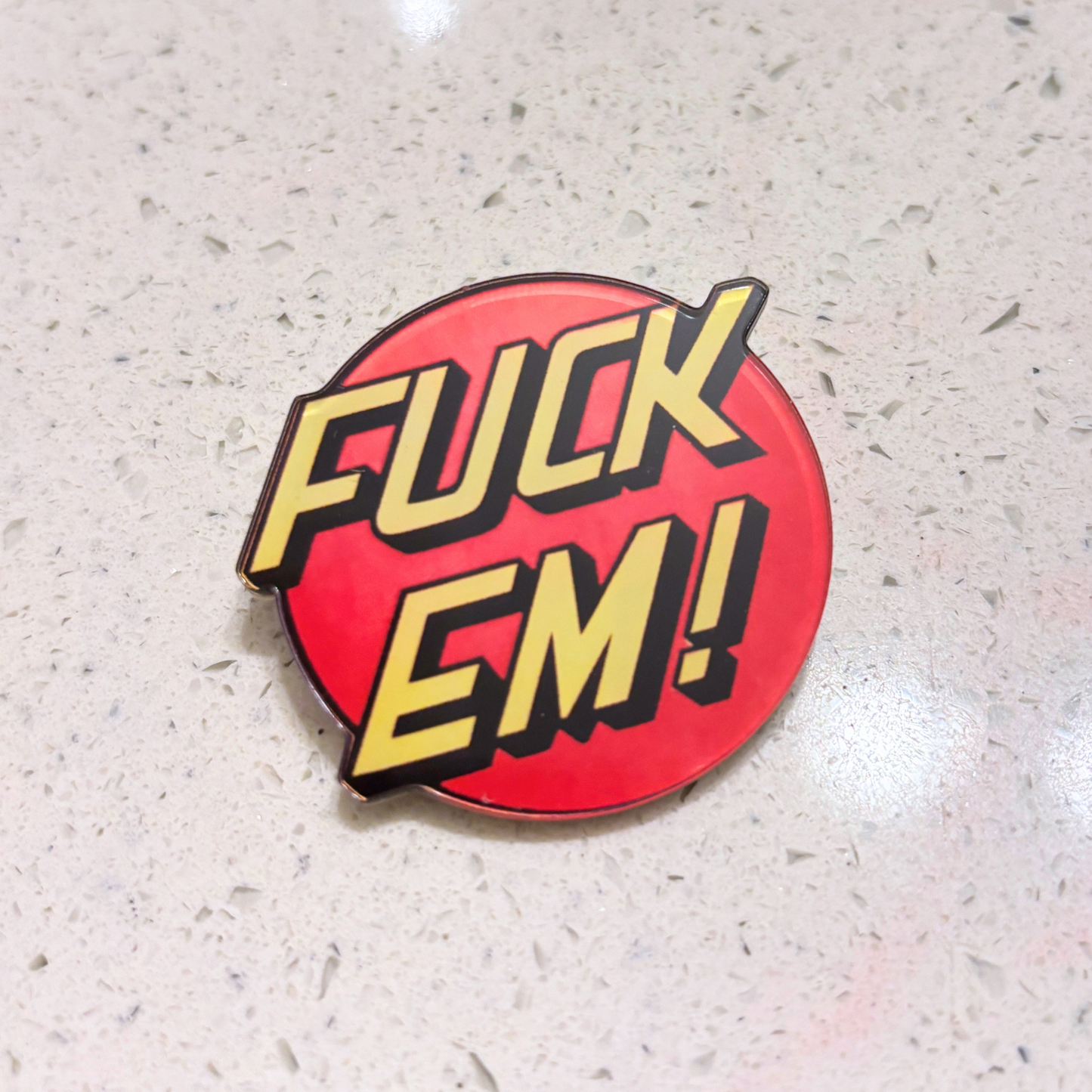 Acrylic Pins | Cute Lightweight Lapel & Bag Pins | 20+ Styles-Paper & Quartz-The Bullish Store