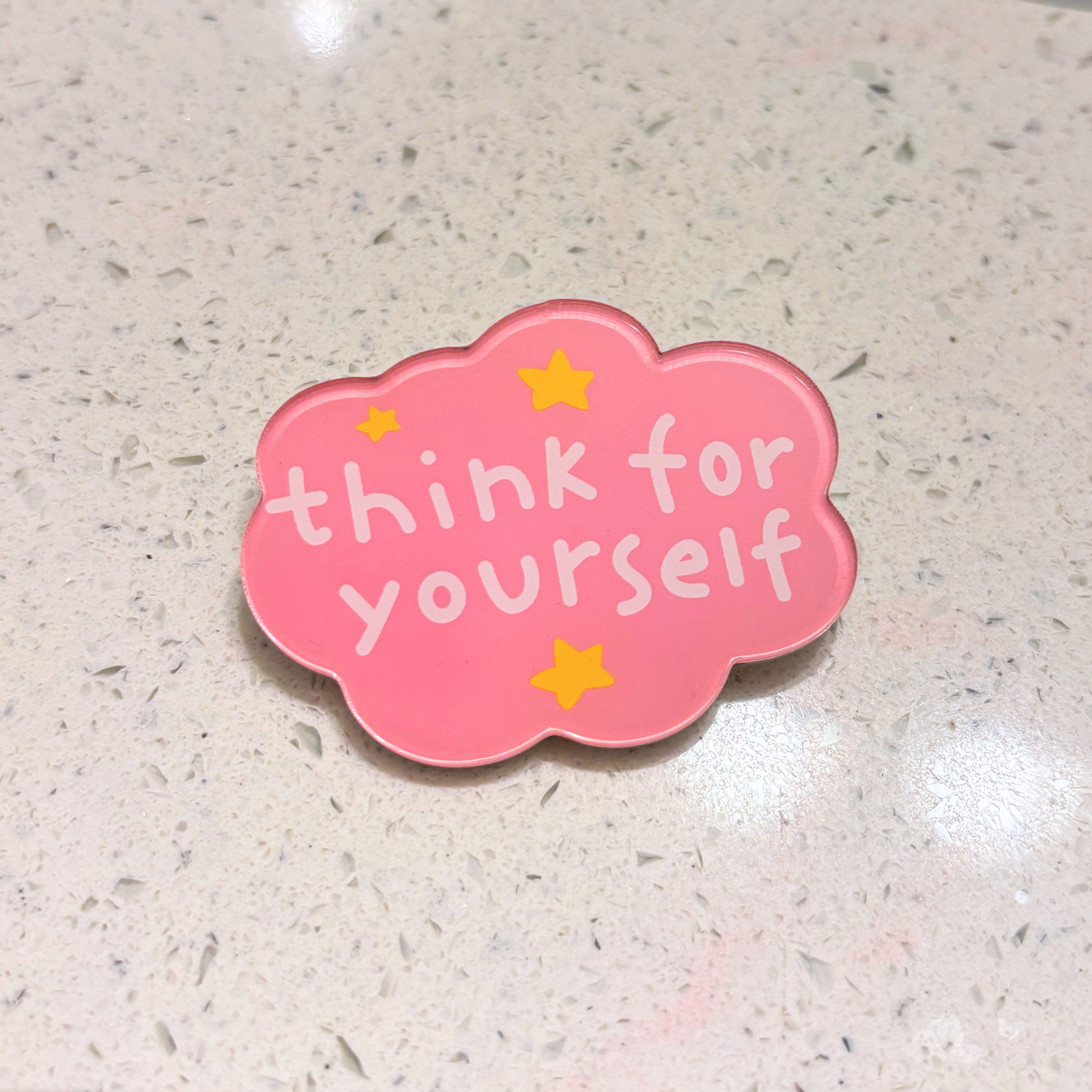 Acrylic Pins | Cute Lightweight Lapel & Bag Pins | 20+ Styles-Paper & Quartz-The Bullish Store