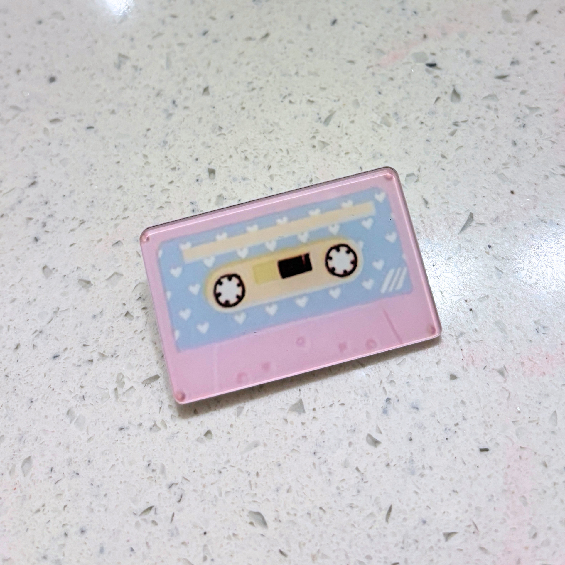 Acrylic Pins | Cute Lightweight Lapel & Bag Pins | 20+ Styles-Paper & Quartz-The Bullish Store