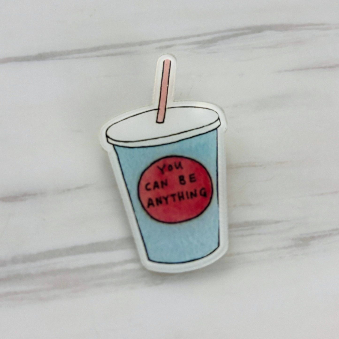 Acrylic Pins | Cute Lightweight Lapel & Bag Pins | 20+ Styles-Paper & Quartz-The Bullish Store