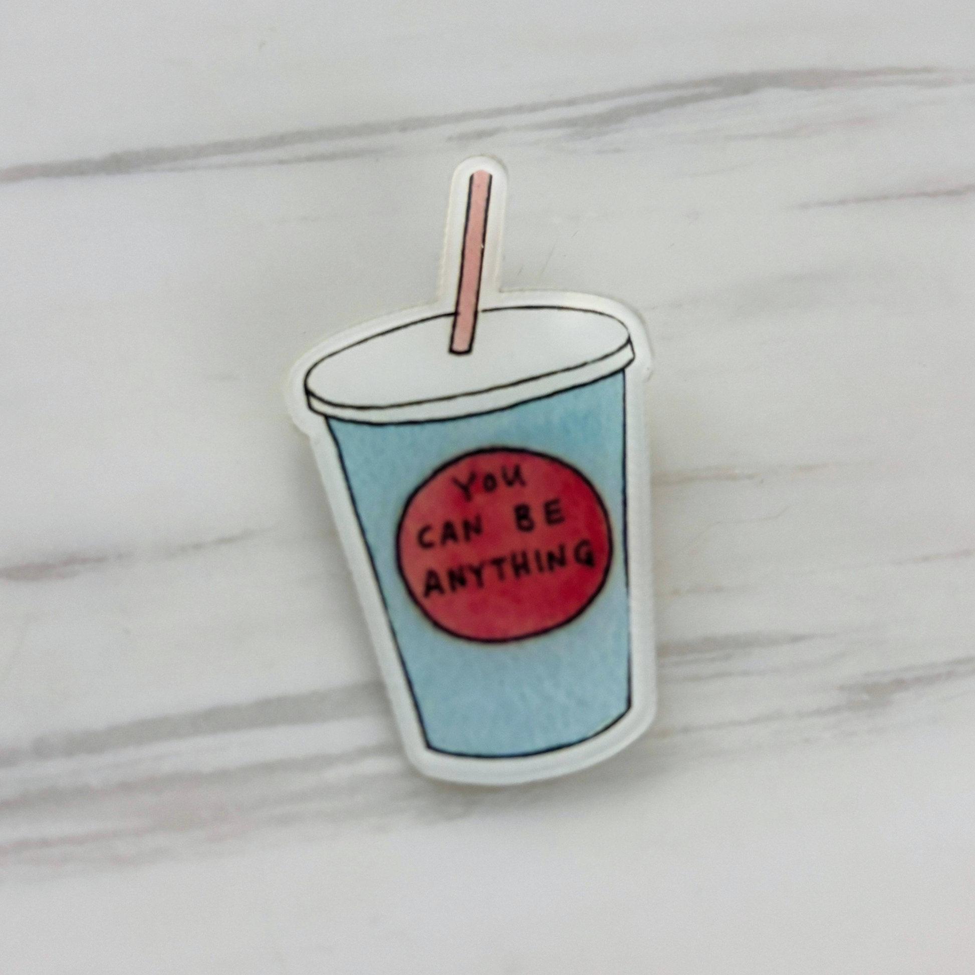 Acrylic Pins | Cute Lightweight Lapel & Bag Pins | 20+ Styles-Paper & Quartz-The Bullish Store