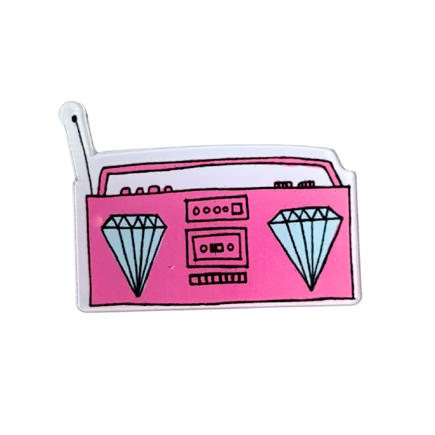 Acrylic Pins | Cute Lightweight Lapel & Bag Pins | 20+ Styles-Paper & Quartz-The Bullish Store