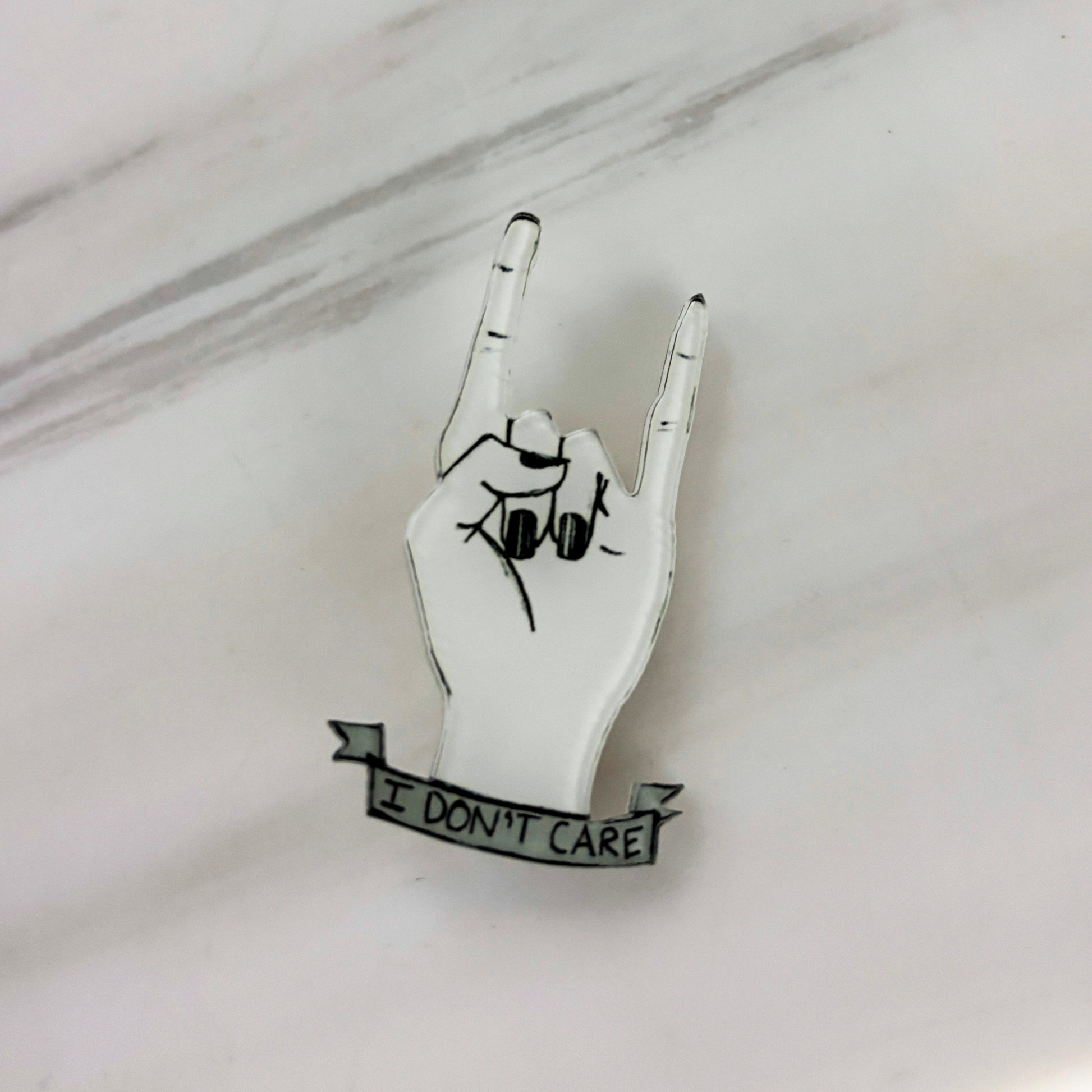 Acrylic Pins | Cute Lightweight Lapel & Bag Pins | 20+ Styles-Paper & Quartz-The Bullish Store