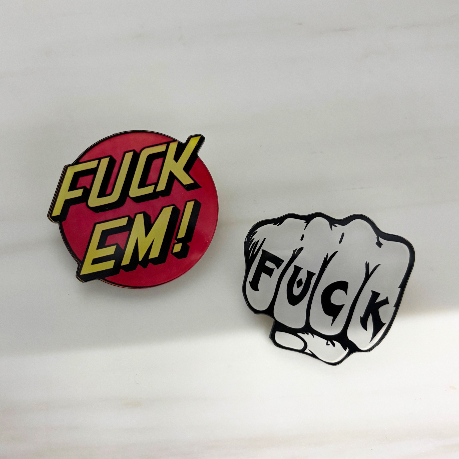Acrylic Pins | Cute Lightweight Lapel & Bag Pins | 20+ Styles-Paper & Quartz-The Bullish Store