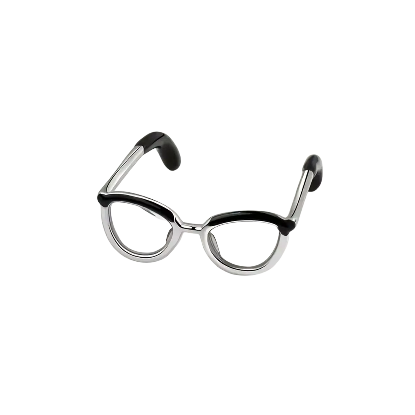 Adjustable Eyeglasses Ring | Miniature Glasses Frame Ring | One Size