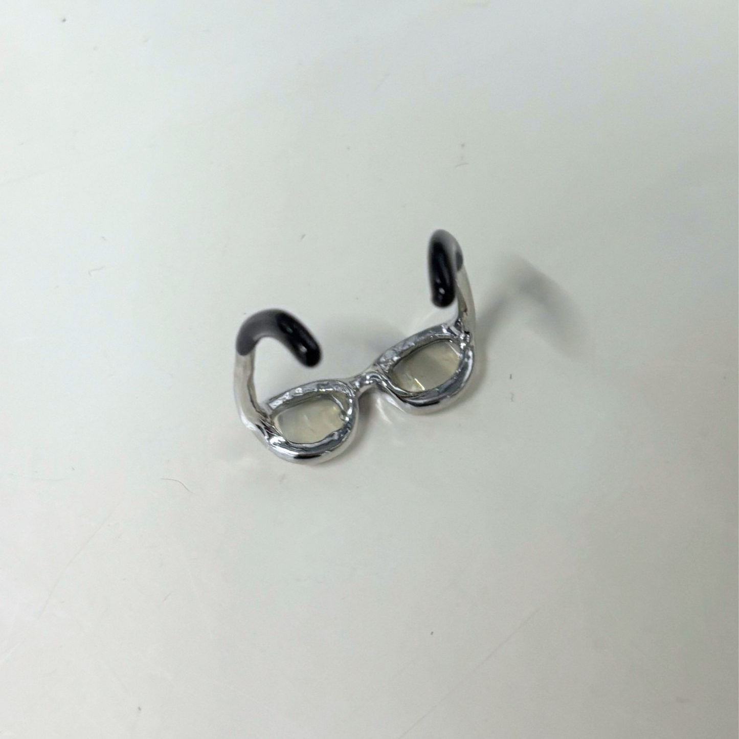 Adjustable Eyeglasses Ring | Miniature Glasses Frame Ring | One Size
