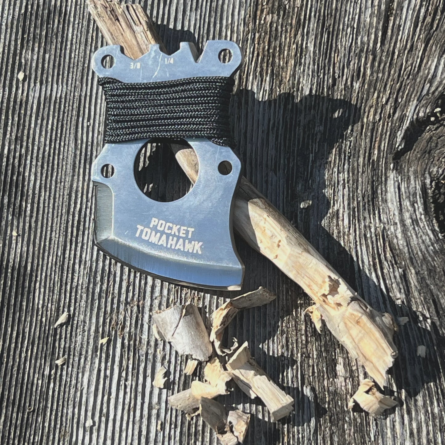 Adventure Card Pocket Tomahawk | Credit Card Size Survival Axe and Knife Tool | Gift for Men