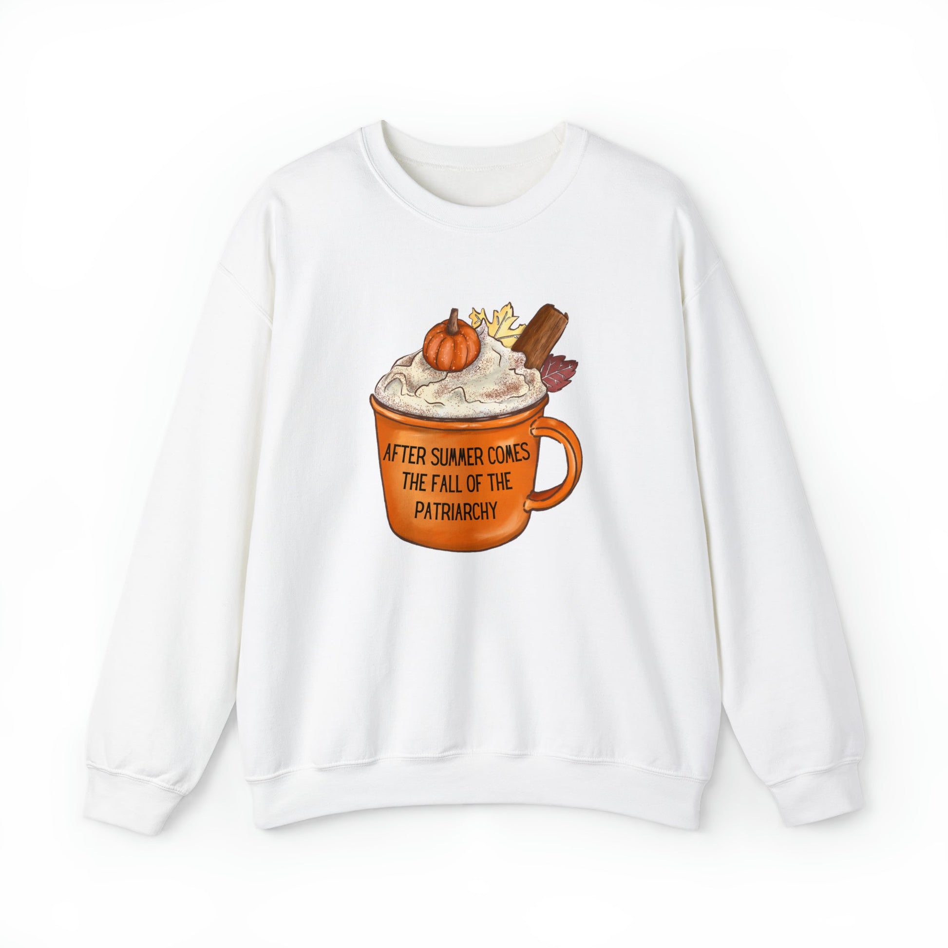 After Summer Comes the Fall of the Patriarchy Unisex Heavy Blend™ Crewneck Sweatshirt