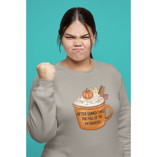 After Summer Comes the Fall of the Patriarchy Unisex Heavy Blend™ Crewneck Sweatshirt