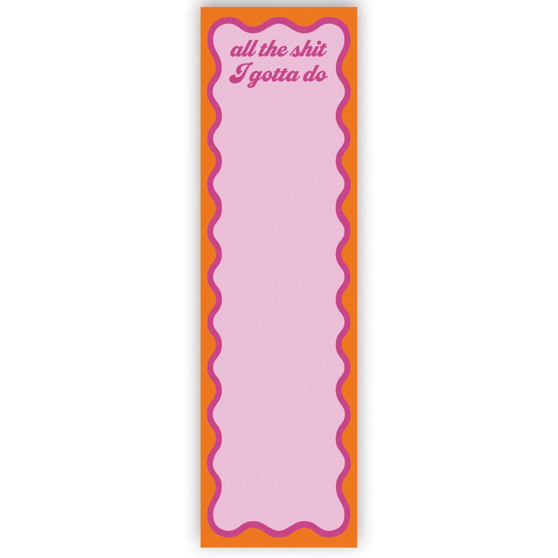 All The Shit I Gotta Do List Pad | Funny Retro Magnetic To-Do Notepad | 60 Pages