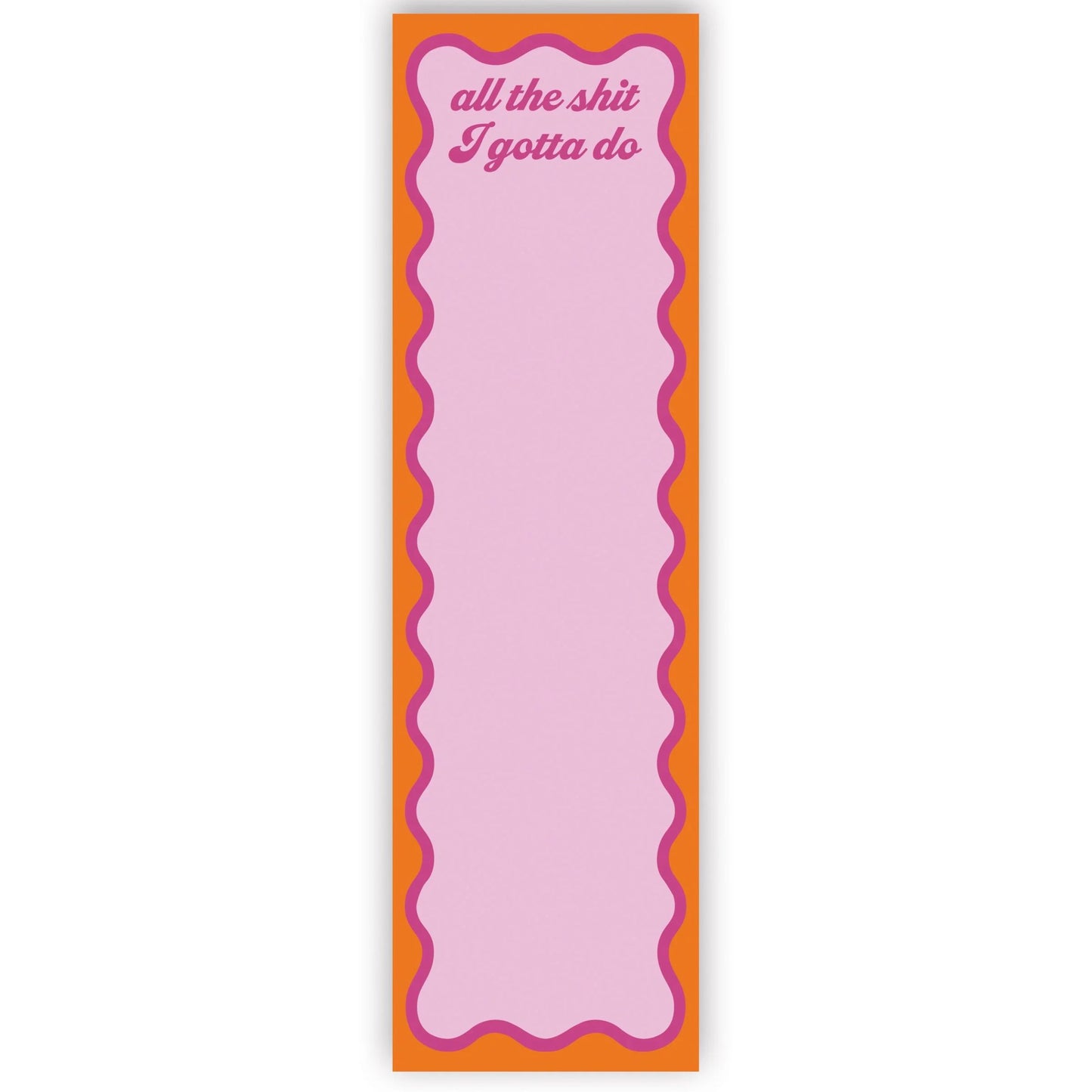 All The Shit I Gotta Do List Pad | Funny Retro Magnetic To-Do Notepad | 60 Pages