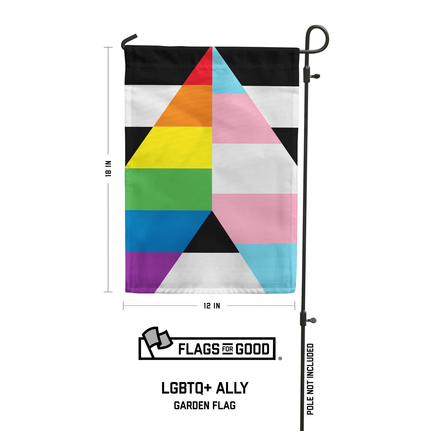 Ally Garden Flag | Celebrate Pride