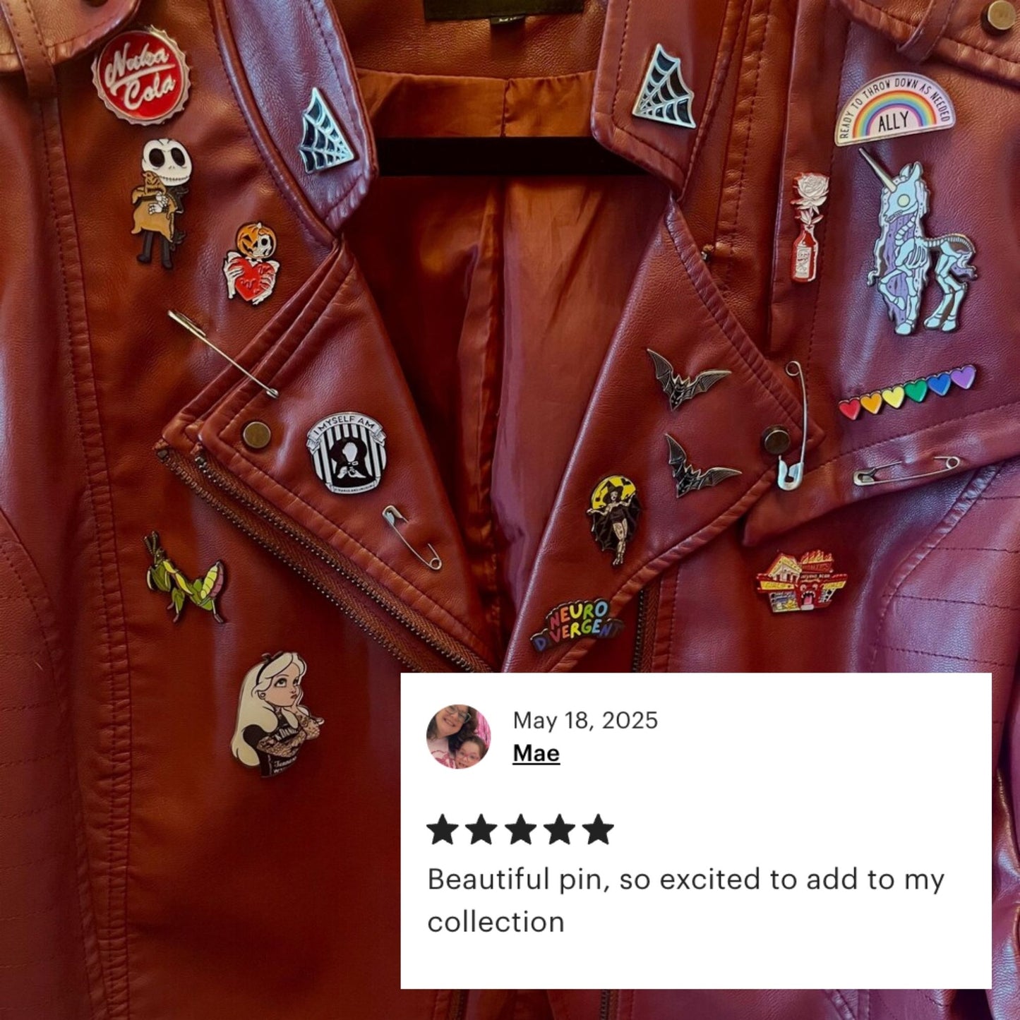 Ally Ready to Throw Down LGBTQ Rainbow Acrylic Lapel Pin