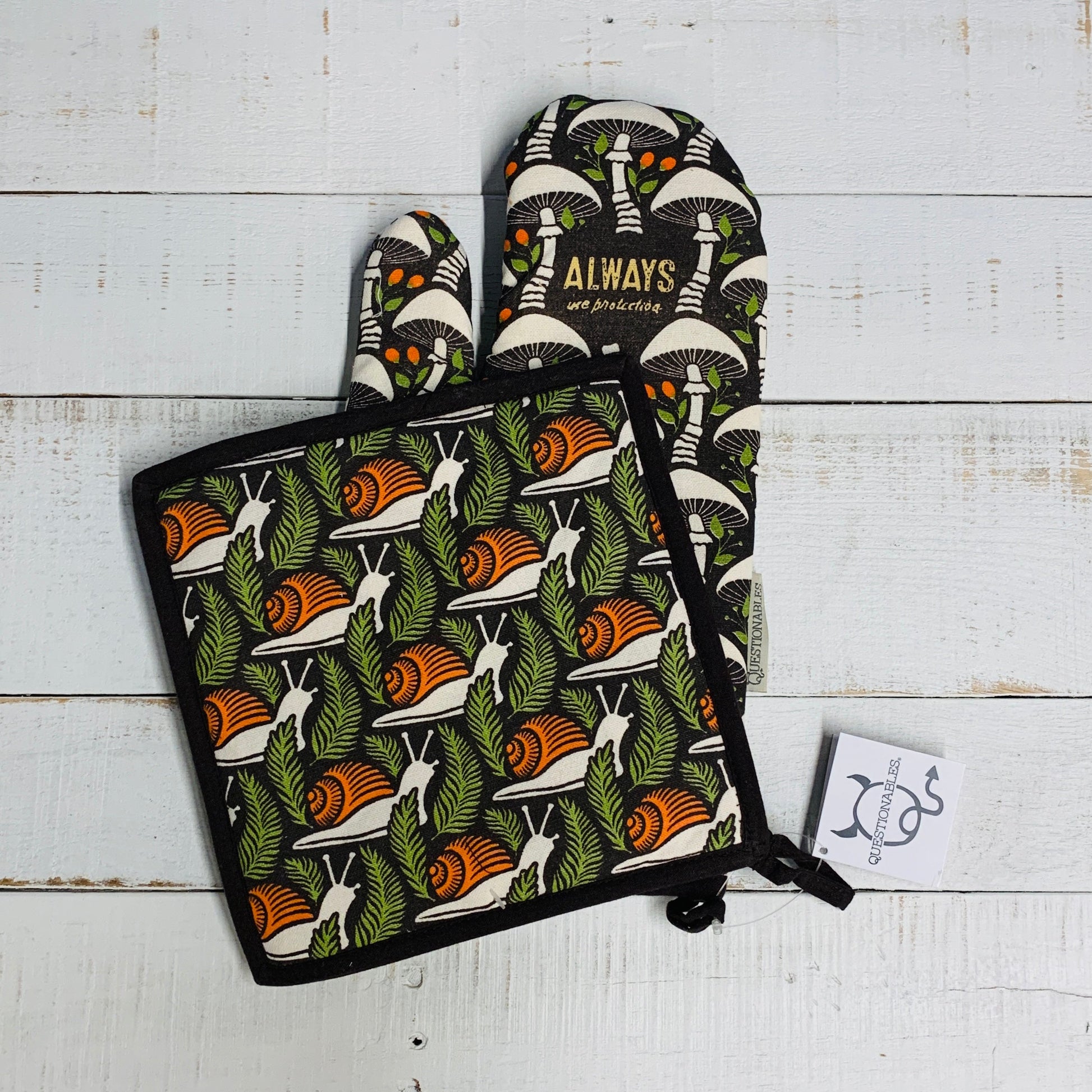 Always Use Protection Kitchen Set | Oven Mitt and Potholder