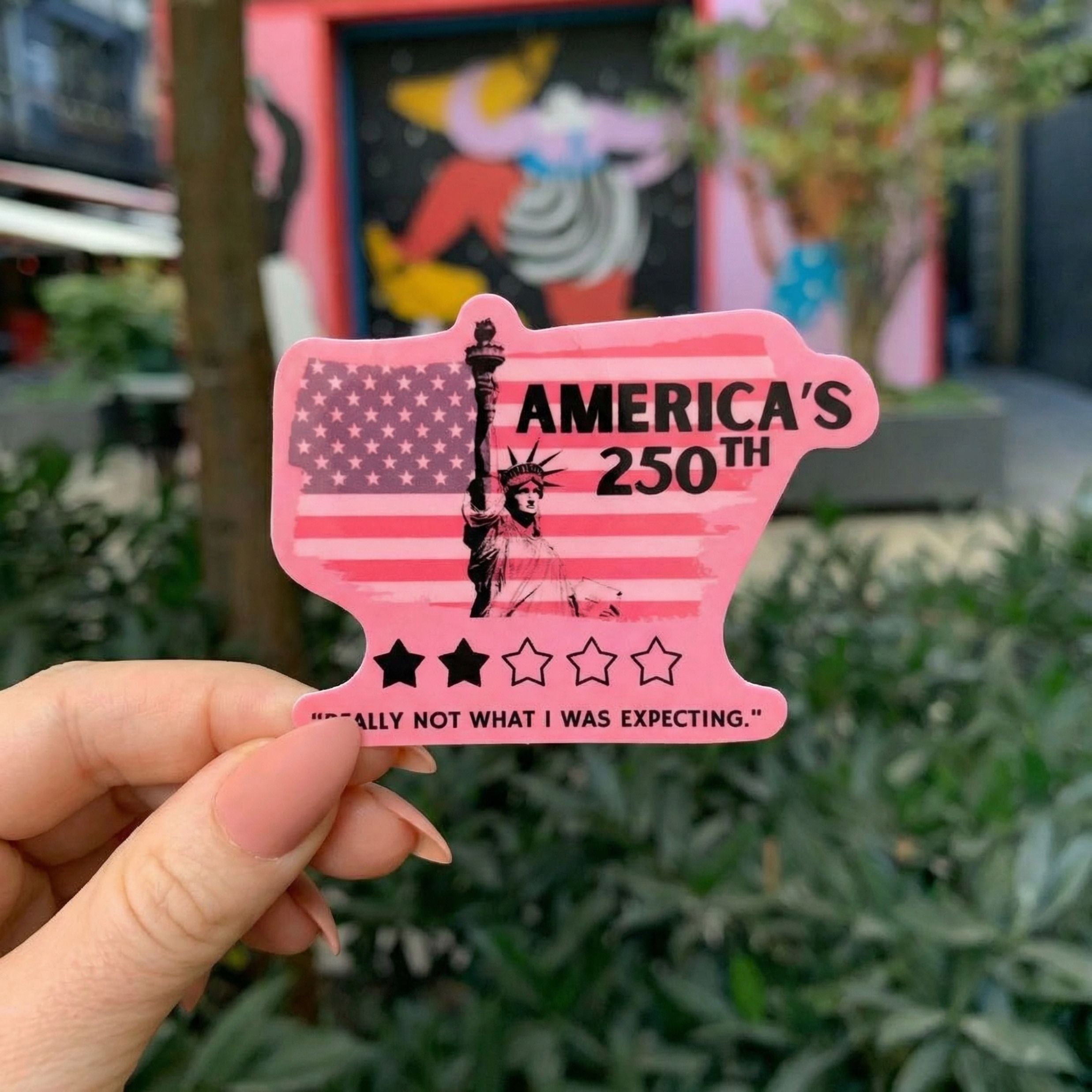 Americas 250th 2 Out of 5 Stars Sticker