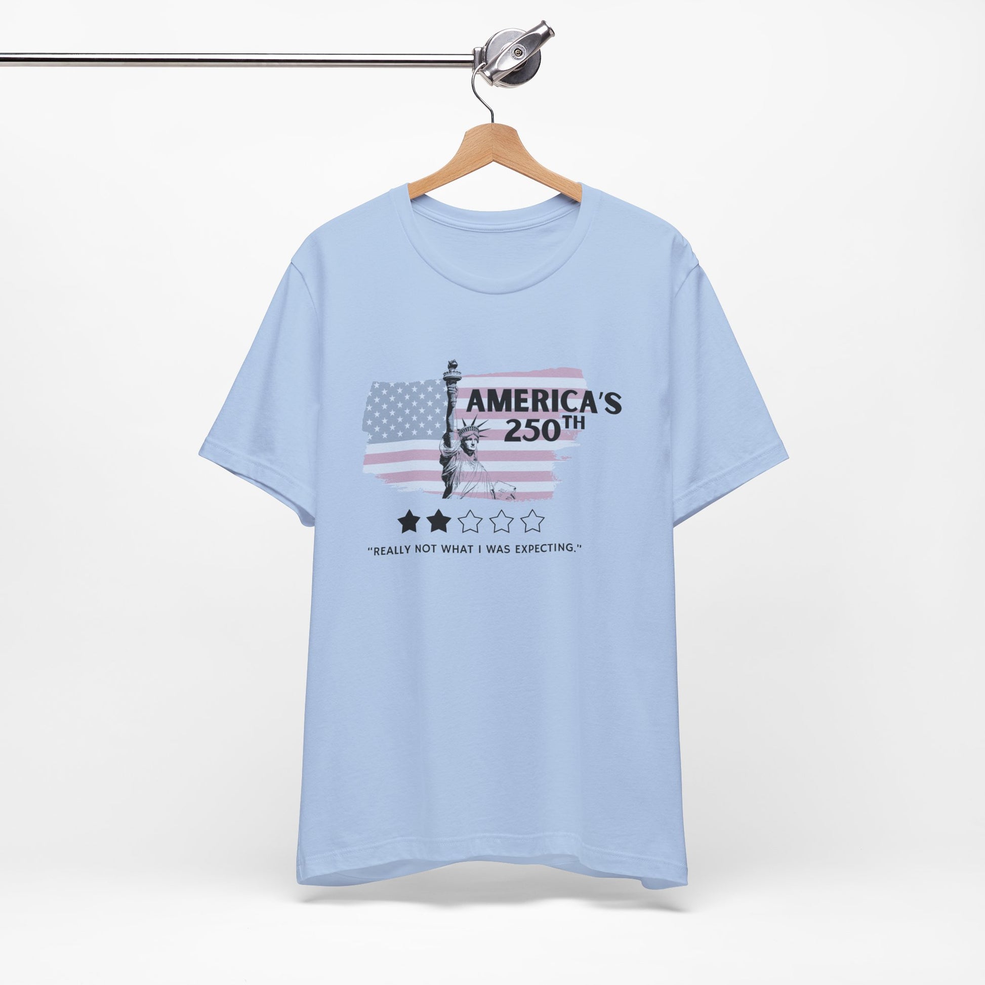 America's 250th Really Not What I Was Expecting Jersey Short Sleeve Tee | Feminist Political Humor Shirt [Sizes XS-5XL]