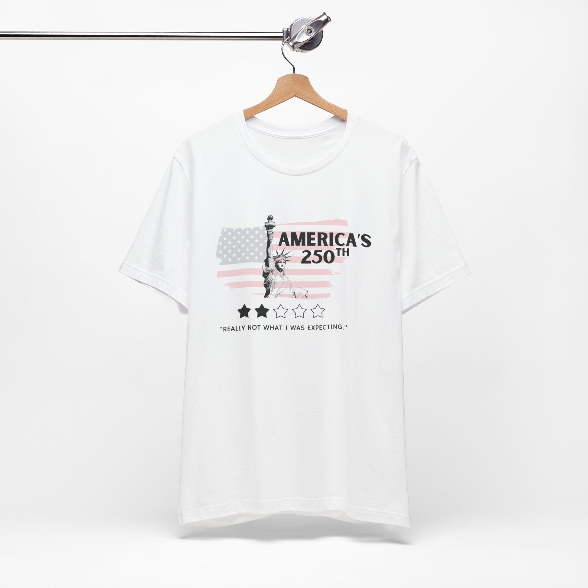 America's 250th Really Not What I Was Expecting Jersey Short Sleeve Tee | Feminist Political Humor Shirt [Sizes XS-5XL]