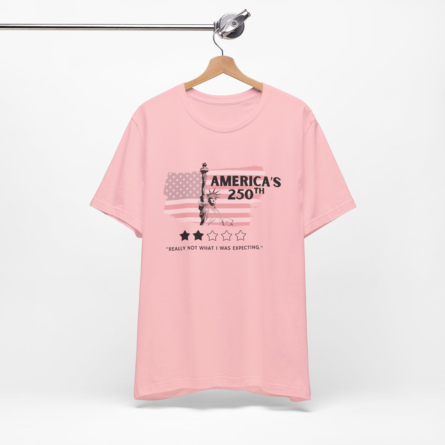 America's 250th Really Not What I Was Expecting Jersey Short Sleeve Tee | Feminist Political Humor Shirt [Sizes XS-5XL]