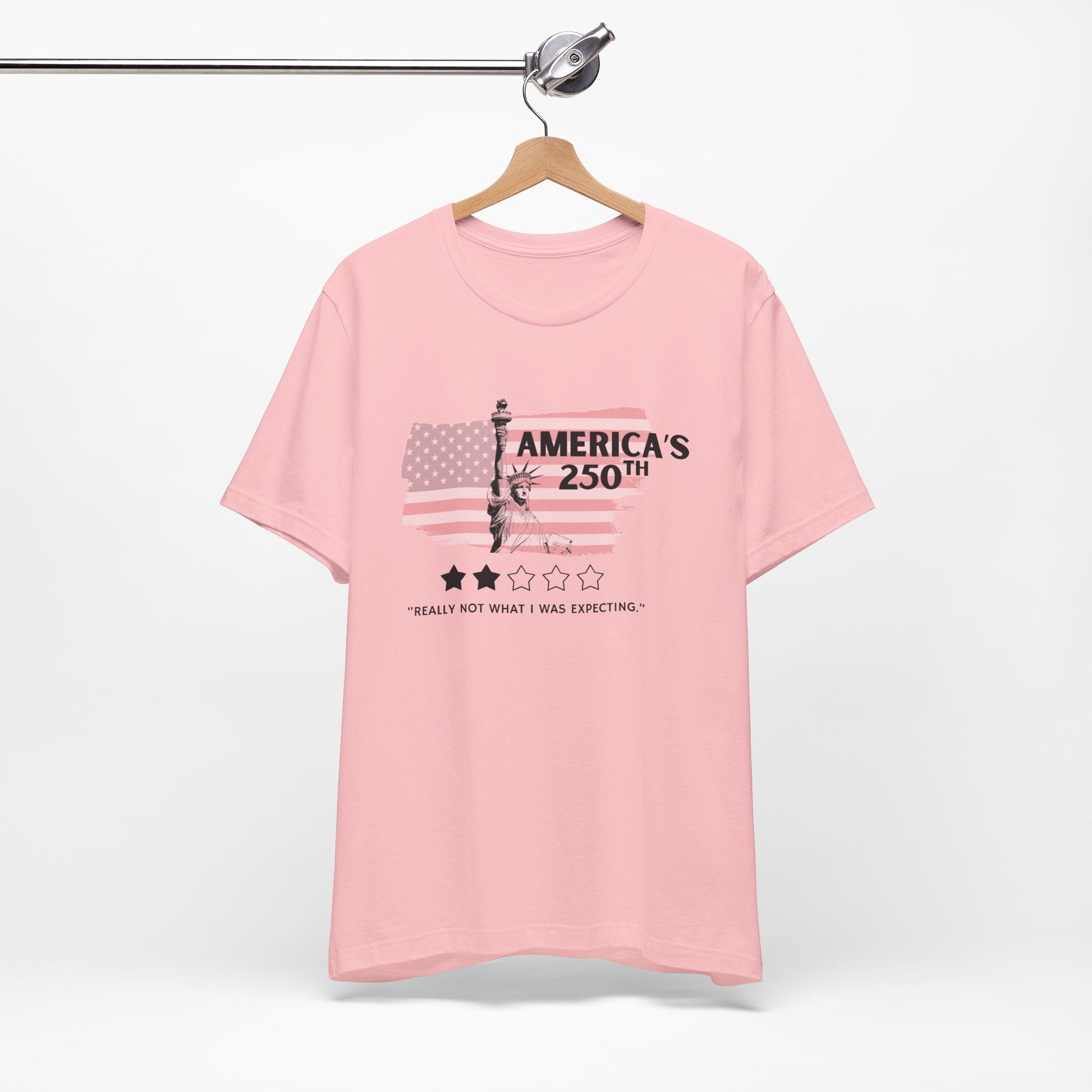 America's 250th Really Not What I Was Expecting Jersey Short Sleeve Tee | Feminist Political Humor Shirt [Sizes XS-5XL]