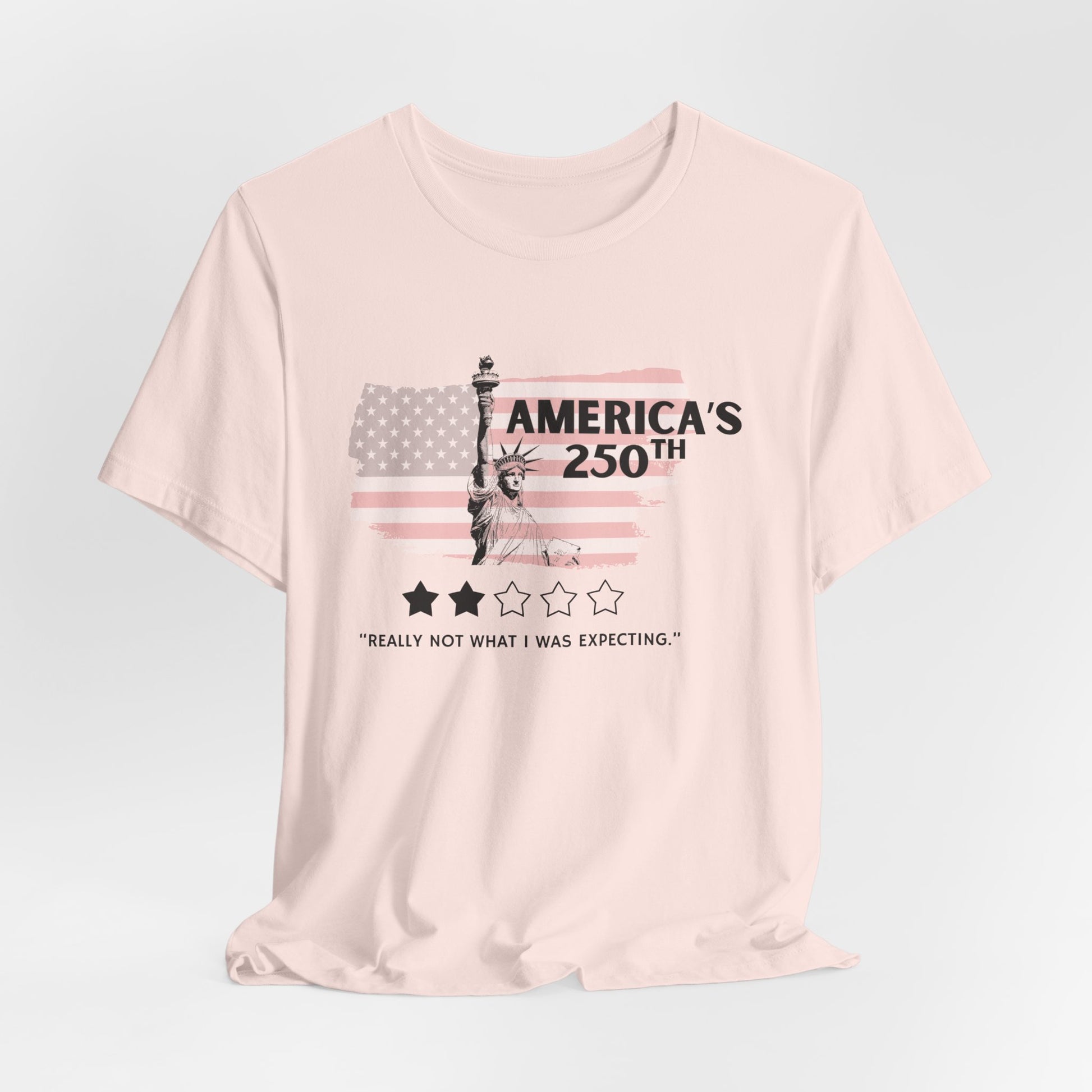 America's 250th Really Not What I Was Expecting Jersey Short Sleeve Tee | Feminist Political Humor Shirt [Sizes XS-5XL]