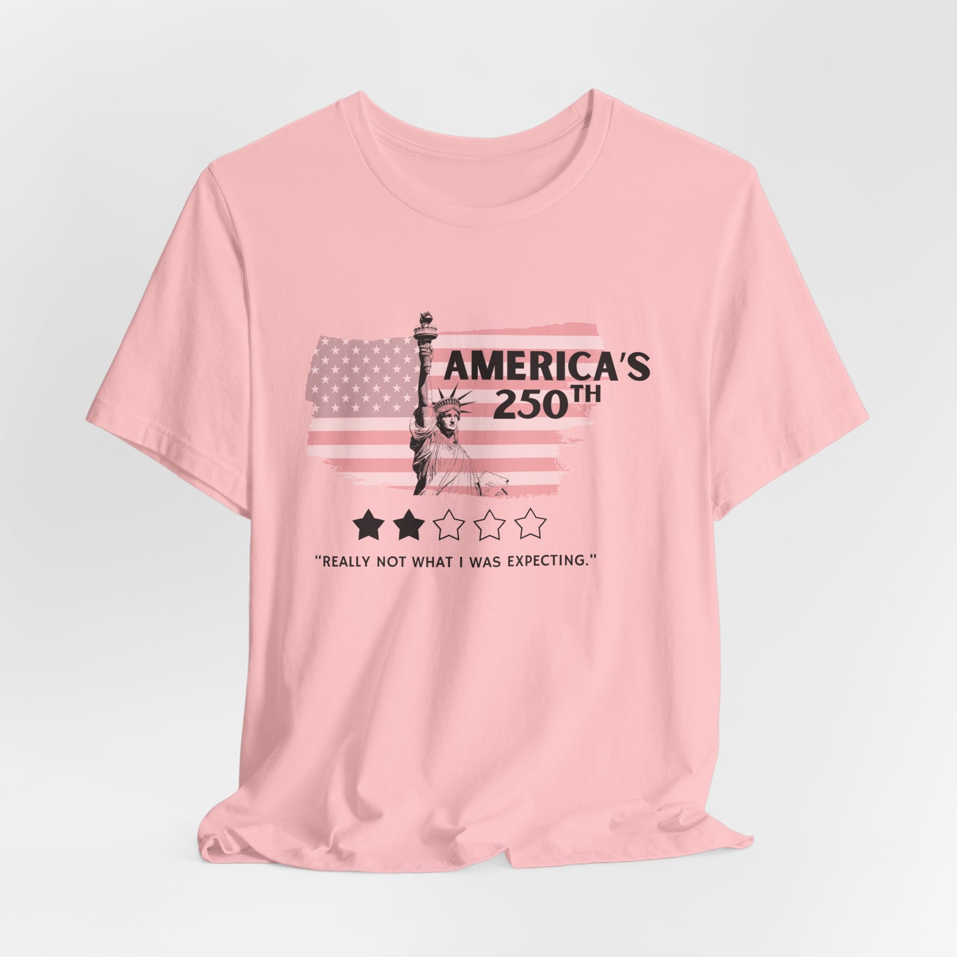 America's 250th Really Not What I Was Expecting Jersey Short Sleeve Tee | Feminist Political Humor Shirt [Sizes XS-5XL]