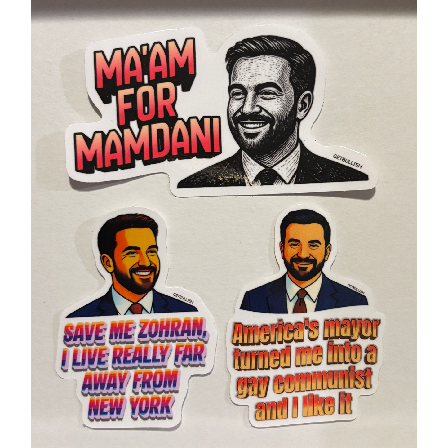 America's Mayor Turned Me Into a Gay Communist and I Like It | Mamdani Sticker | 3.0" x 2.1"