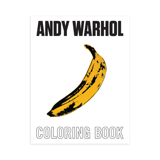 Andy Warhol Coloring Book | 32 Perforated Page | Pop Artists Greatest Hits Colouring Page