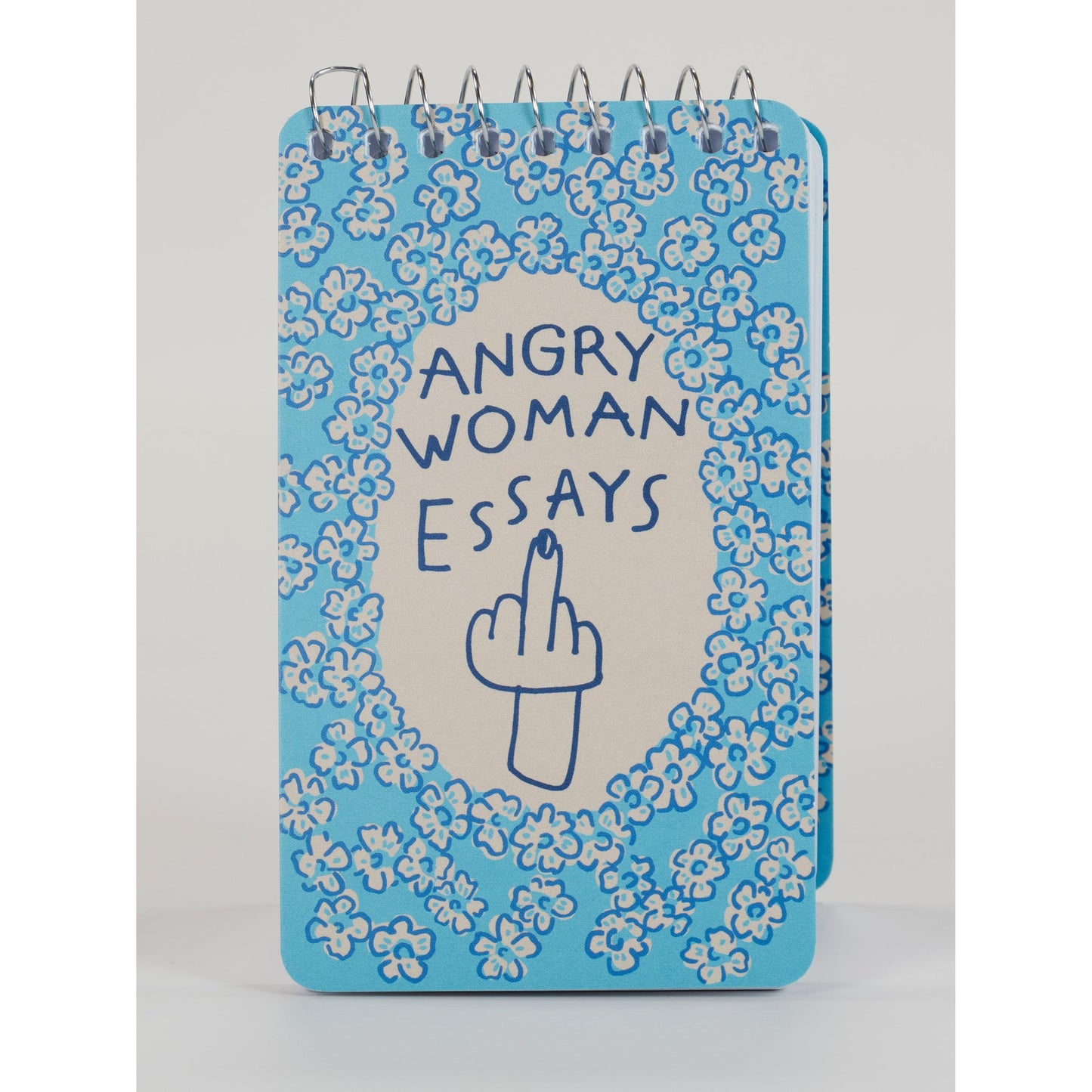 Angry Woman Essays Spiral Notepad | 5" x 3" | BlueQ at GetBullish