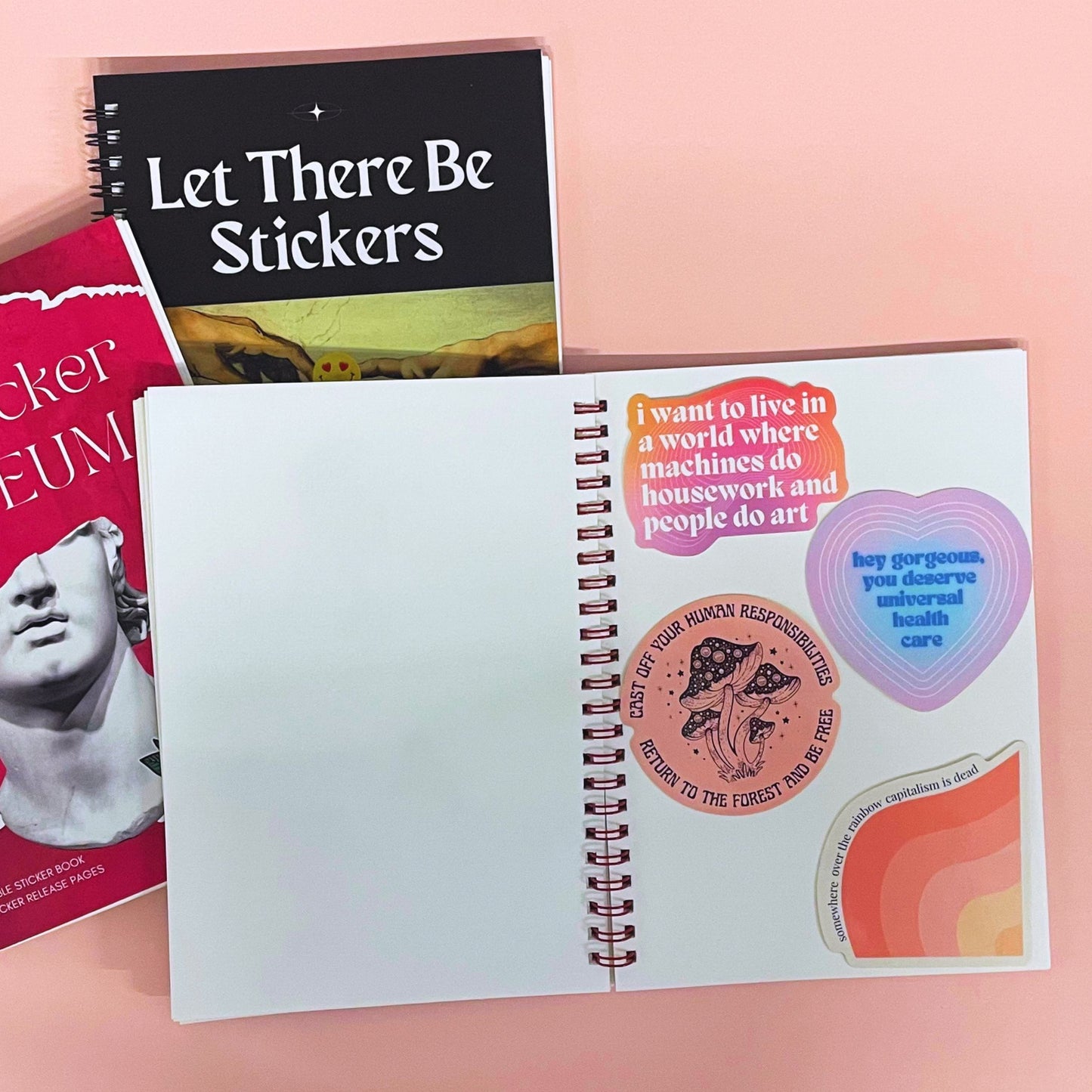 Anti-Capitalism Vinyl Sticker | Water Bottle Laptop Decals | 4 Pack