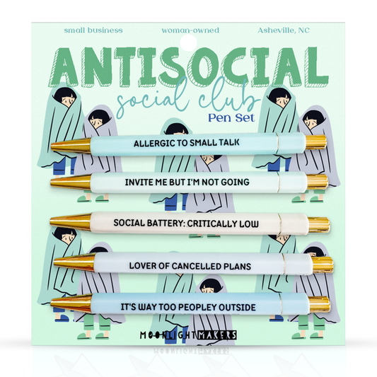 Antisocial Social Club Pen Set | 5-Pen Set