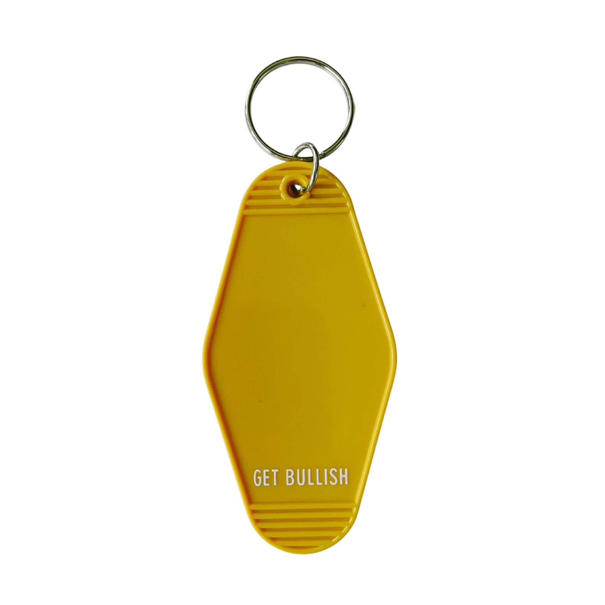 Anything is a Superfood If It Makes You Feel Super Motel Style Keychain in Queso Gold