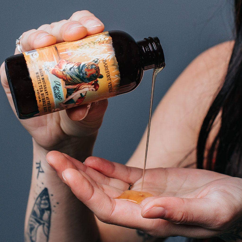 Apricot Brandy Bubble Bath – Oat Oil & White Tea Extract | Warm Fruity Scent | 120ml / 4 fl oz
