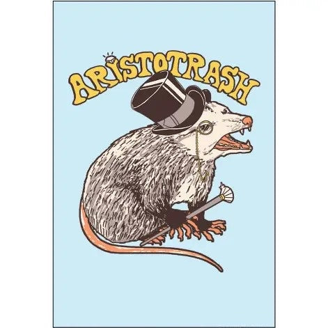 Aristotrash Rat Magnet | Refrigerator Magnetic Surface Decor | 3" x 2"