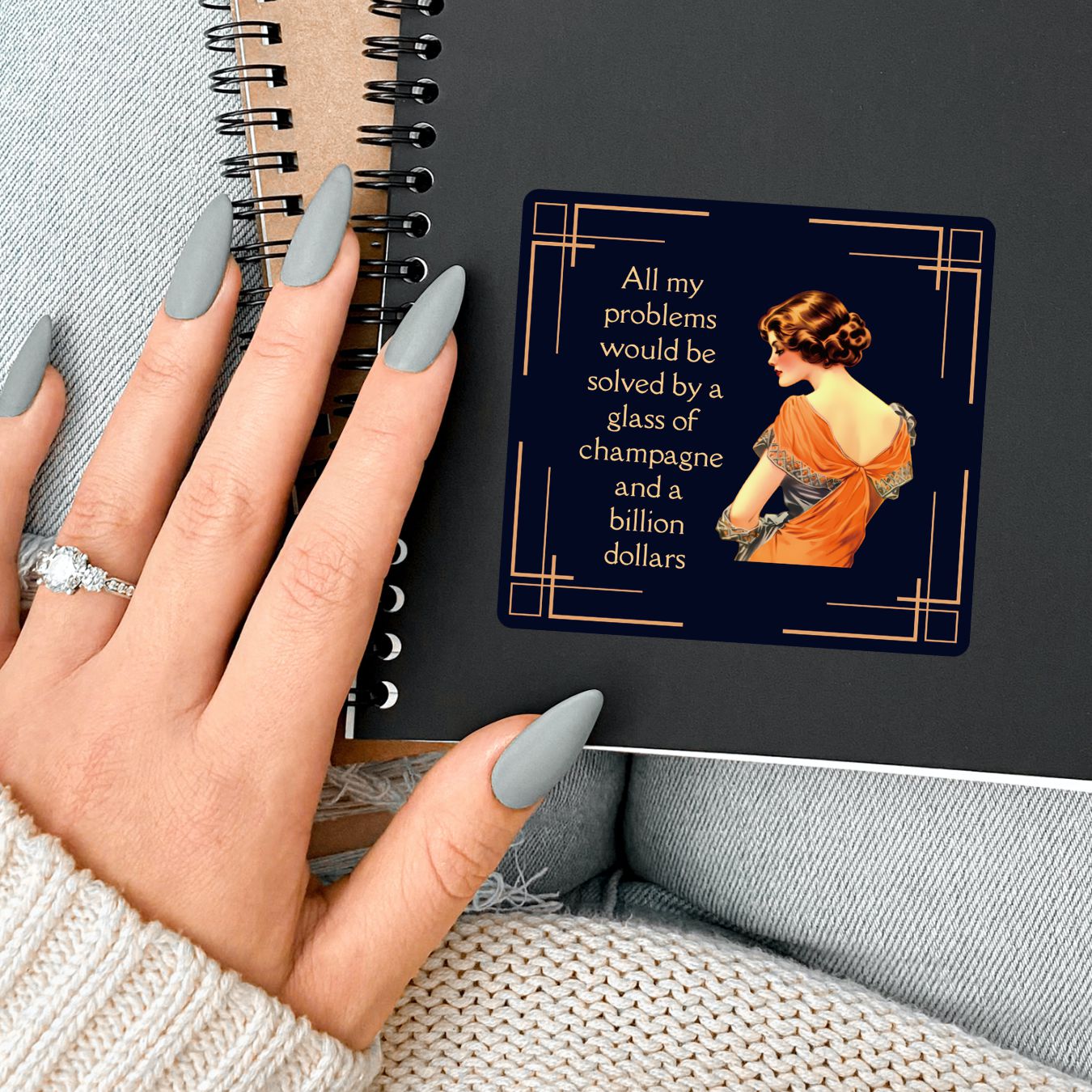 Art Deco Sticker Bundle | Glossy Die Cut Vinyl Sticker