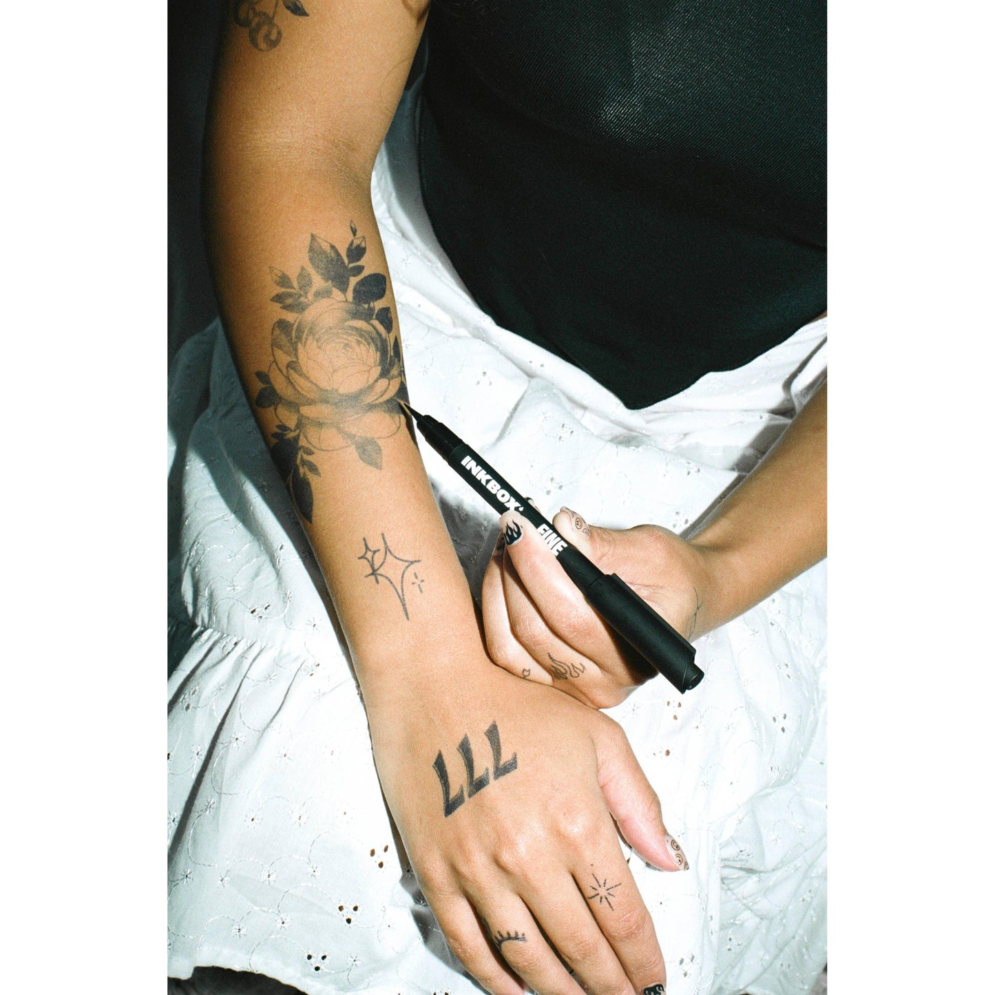 Artist Kit Freehand Tattoo Markers Kit | Draw Your Own Skin Safe Temporary Tattoos on Skin