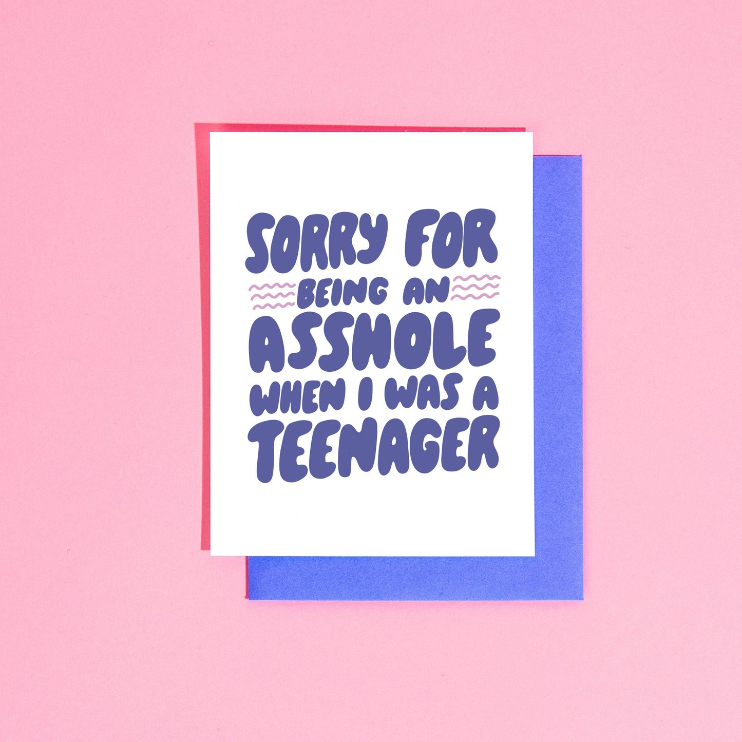 Asshole Teenager Greeting Card