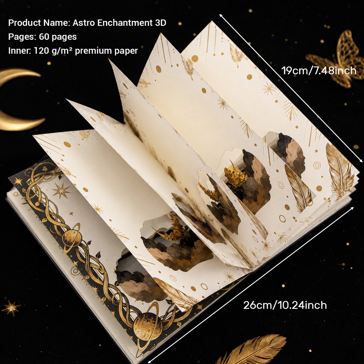 Astro Enchantment 3D Journal | 60 Pages