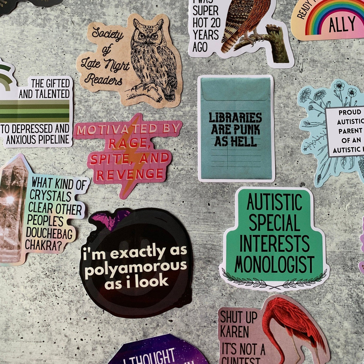 Autistic Special Interests Monologist Vinyl Die Cut Sticker