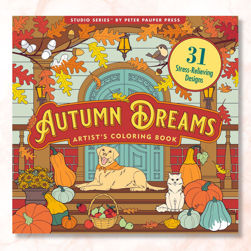 Autumn Dreams Adult Coloring Book | 31 Relaxing Seasonal Scenes